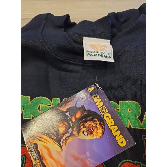 MGM Grand Slam 1994 Julio Chavez Vintage Sweatshirt XL Deadstock Boxing Tag RARE - Picture 10 of 11